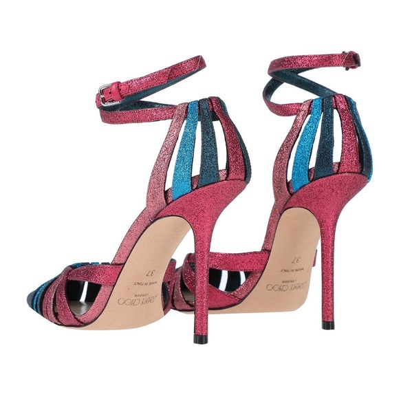 Jimmy Choo Travis 100 Glitter Pump - Picture 3 of 4